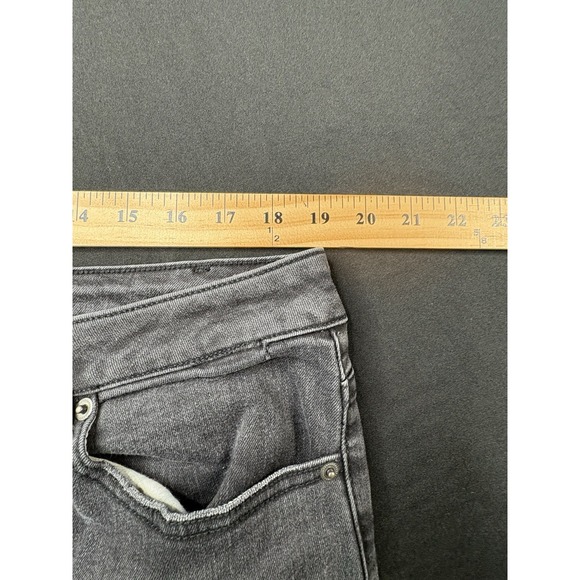 Vintage Y2K Ed Hardy Baggy Embroidered Denim Jeans Womens Size 38 Rare Black‎ - Picture 7 of 12